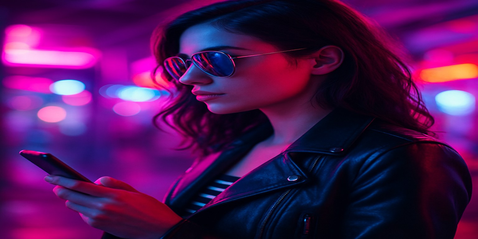 একজন নারী অ্যাভিয়েটর গেম উপভোগ করছেন